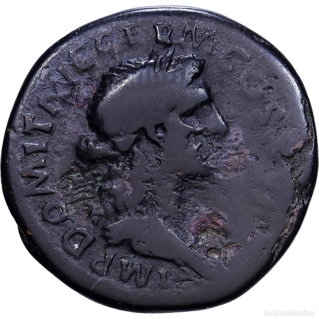 Monedas Imperio romano: [#1547206] Roman Empire, Domitian, Semis, 95-96, Rome, Bronce, BC+, RIC:811