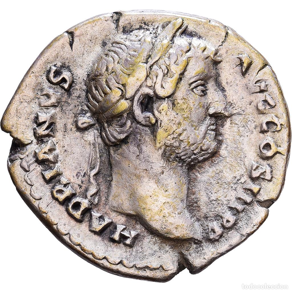 Monedas Imperio romano: [#1547318] Roman Empire, Hadrian, Denarius, 137-138, Rome, Plata, MBC