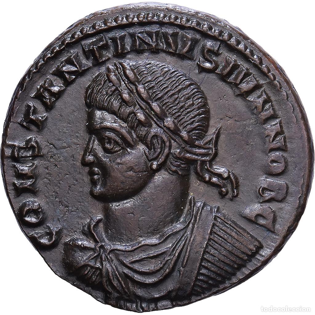 Monedas Imperio romano: [#1547181] Roman Empire, Constantine II, Nummus, 324, Thessalonica, Bronce, MBC+, Cohen:40