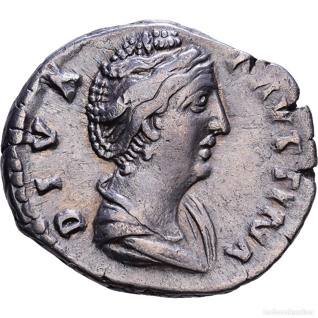 Monedas Imperio romano: [#1547296] Roman Empire, Faustina I, Denarius, 141, Rome, Plata, MBC, RIC:347