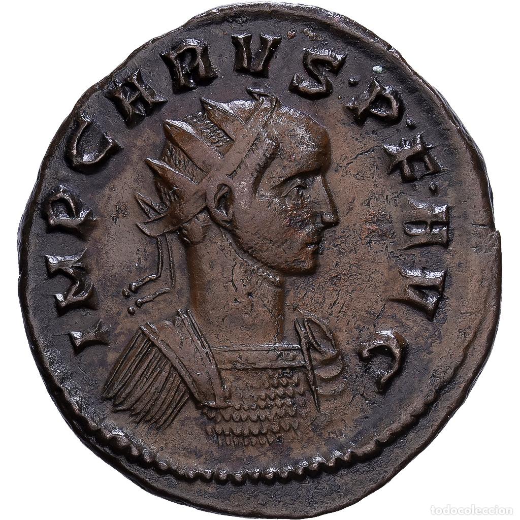 Monedas Imperio romano: [#1547270] Roman Empire, Carus, Antoninianus, 282-283, Ticinum, Plata, MBC, RIC:82