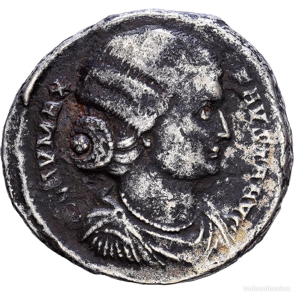 Monedas Imperio romano: [#1547299] Roman Empire, Fausta, Follis, 324-325, Treveri, Silver Plated Bronze, MBC