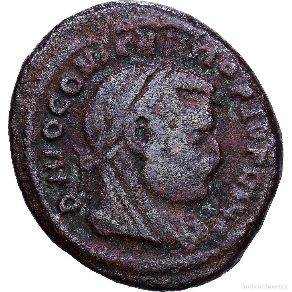 Monedas Imperio romano: [#1547220] Roman Empire, Constantius Chlorus, Half Follis, 317-318, Rome, Rare, Bronce