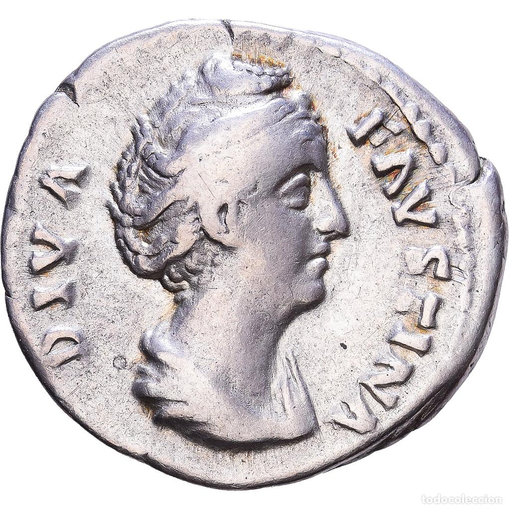 Monedas Imperio romano: [#1547298] Roman Empire, Faustina I, Denarius, 141, Rome, Plata, BC+, RIC:360a