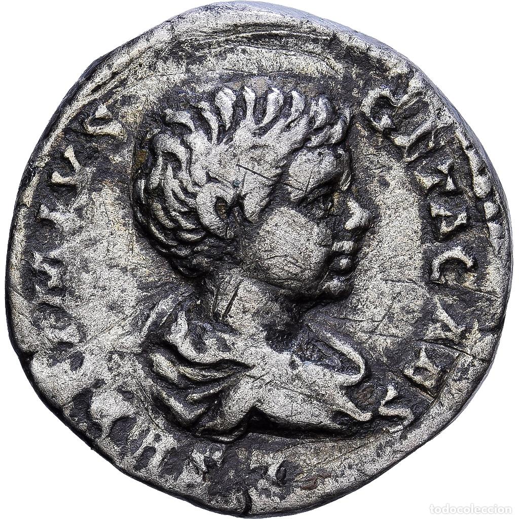 Monedas Imperio romano: [#1547334] Roman Empire, Geta, Denarius, 198-200, Rome, Plata, MBC, Cohen:44, RIC:2