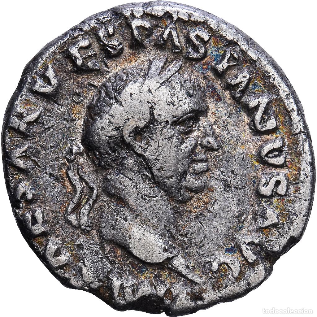 Monedas Imperio romano: [#1203334] Roman Empire, Vespasian, Denarius, 70, Rome, Plata, BC+