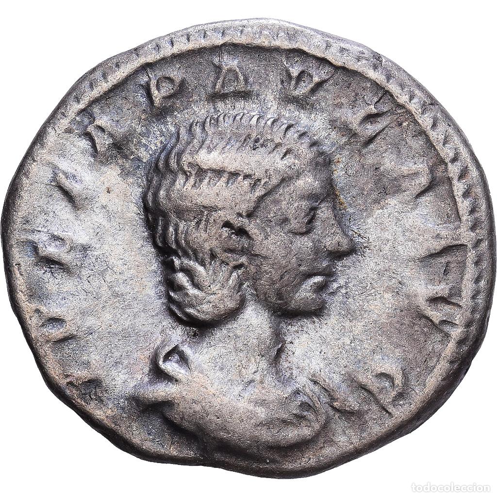 Monedas Imperio romano: [#1203385] Roman Empire, Julia Paula, Denarius, 220, Rome, Plata, MBC