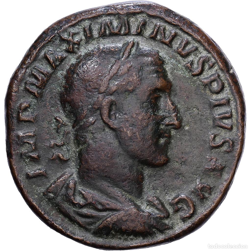 Monedas Imperio romano: [#1547185] Roman Empire, Maximinus I Thrax, Sestercio, 235-236, Rome, Bronce, BC+