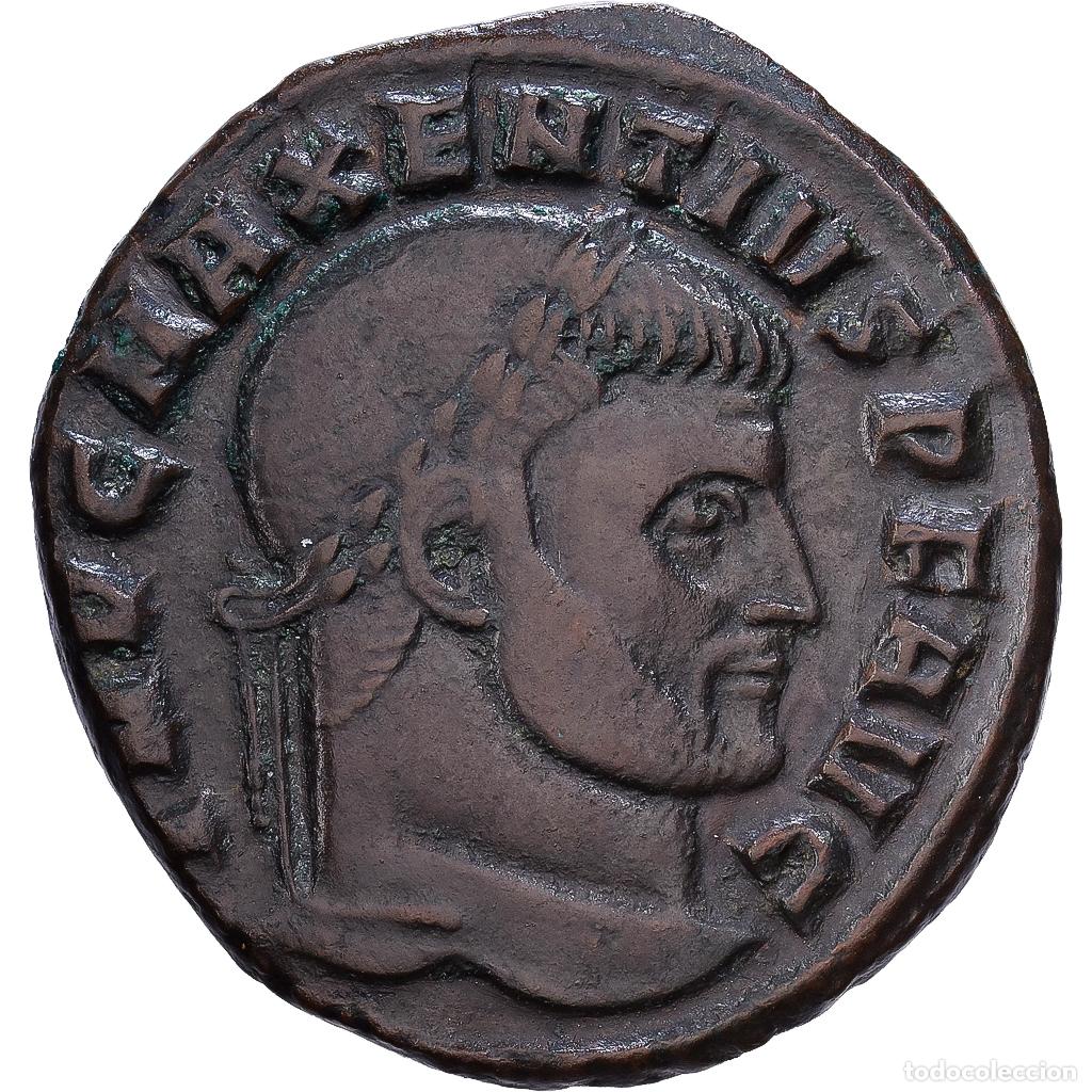 Monedas Imperio romano: [#1547274] Roman Empire, Maxentius, Follis, 309-312, Ostia, Bronce, MBC