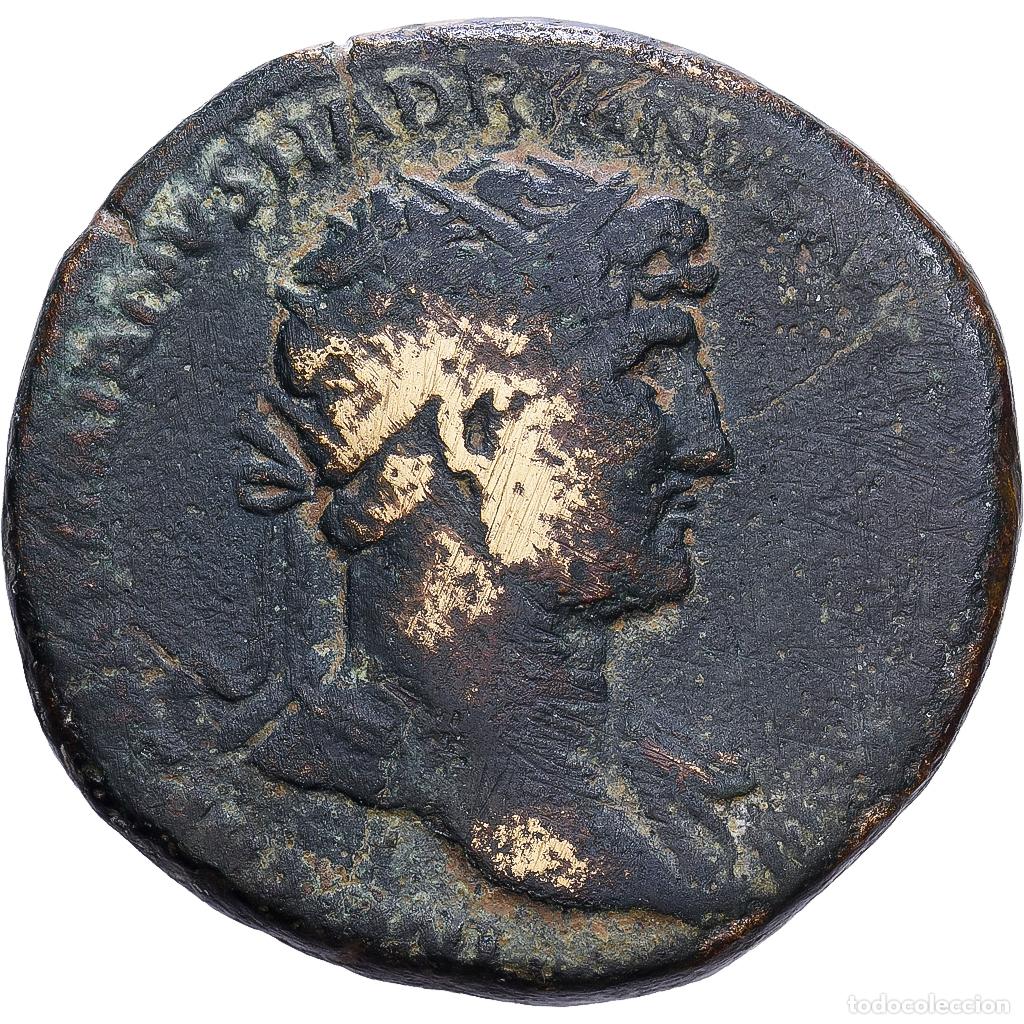 Monedas Imperio romano: [#1547192] Roman Empire, Hadrian, Dupondius, 119-120, Rome, Lat&oacute;n, BC+, RIC:280