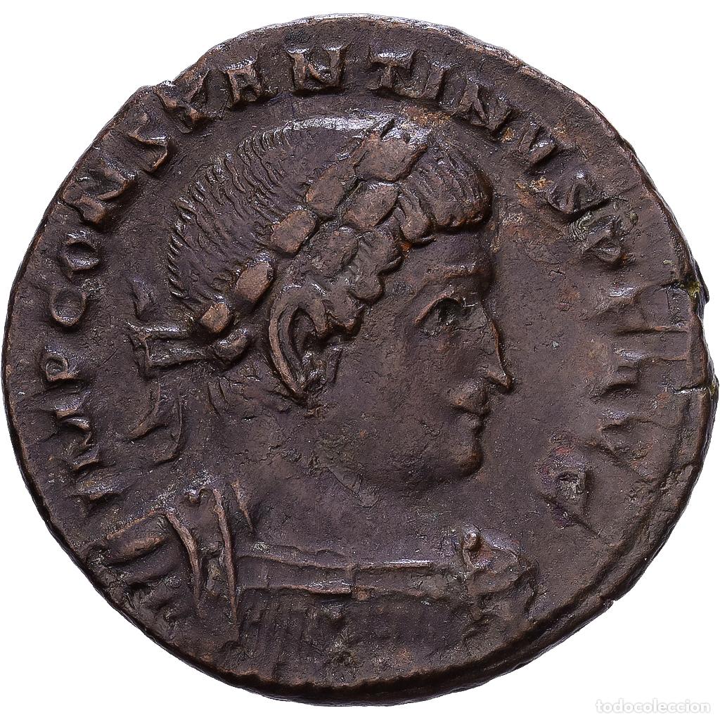 Monedas Imperio romano: [#1547278] Roman Empire, Constantine I, Follis, 310-313, Treveri, Bronce, MBC, RIC:866a