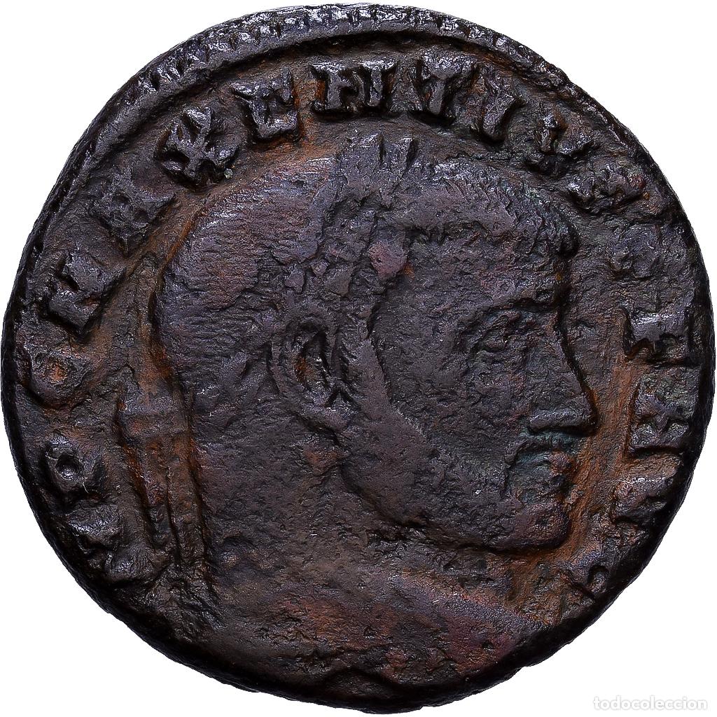 Monedas Imperio romano: [#1547286] Roman Empire, Maxentius, Follis, 307, Rome, Bronce, MBC