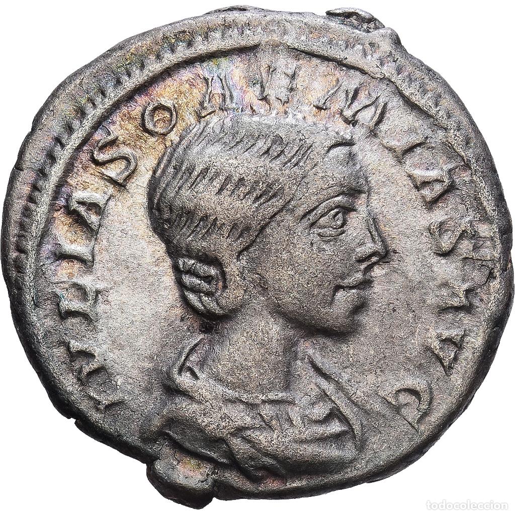 Monedas Imperio romano: [#1203383] Roman Empire, Julia Soaemias, Denarius, 219, Rome, Plata, MBC