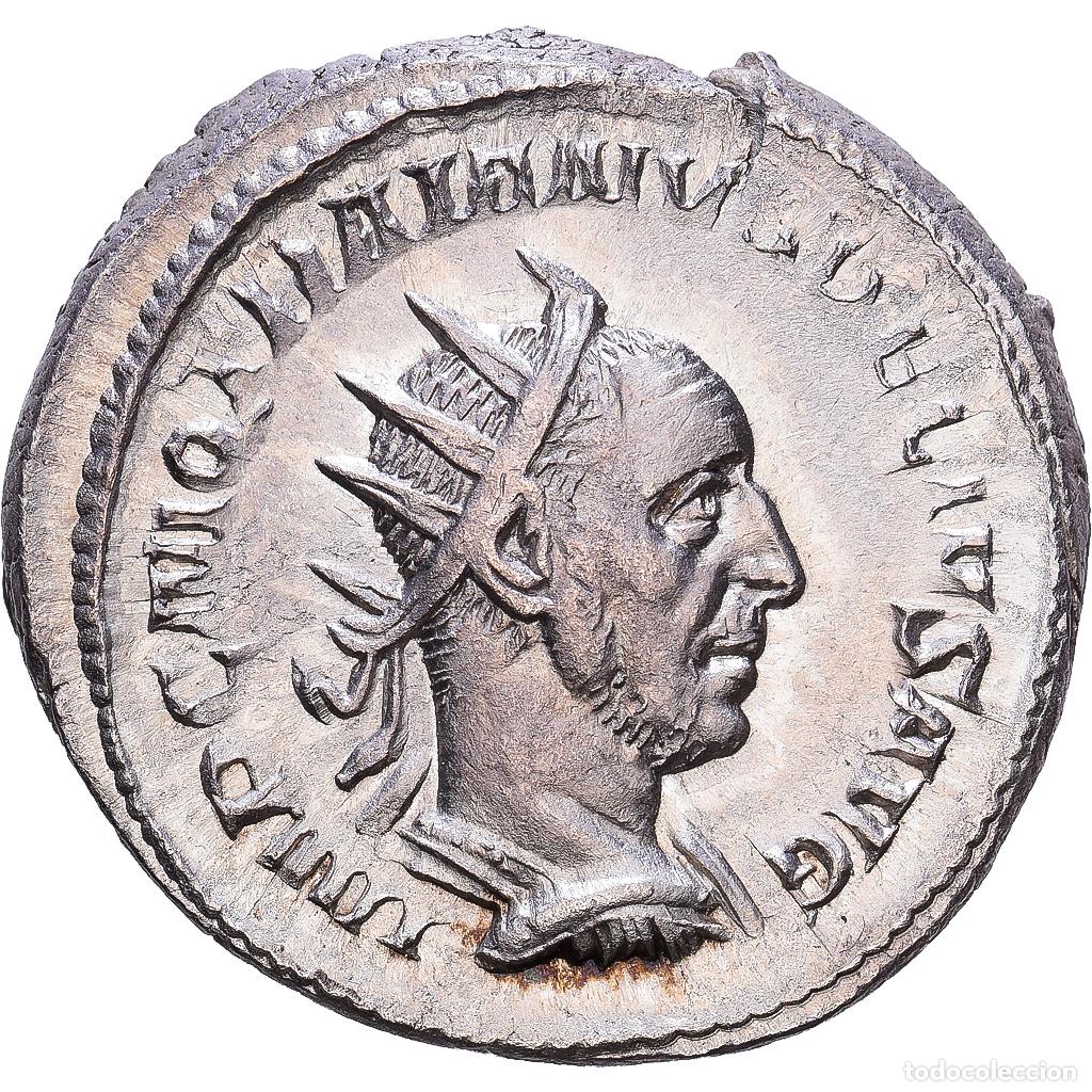 Monedas Imperio romano: [#1547370] Roman Empire, Trajan Decius, Antoninianus, 250, Rome, Plata, MBC, Cohen:4