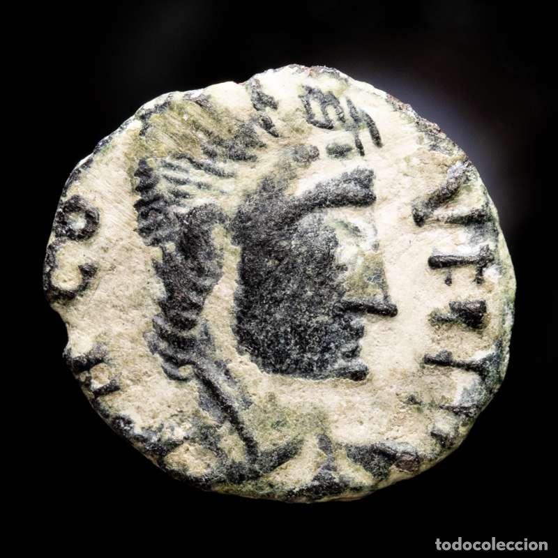 Monedas Imperio romano: Peque&ntilde;a imitacion estilo barbaro Constancio Galo FEL TEMP REPARATIO