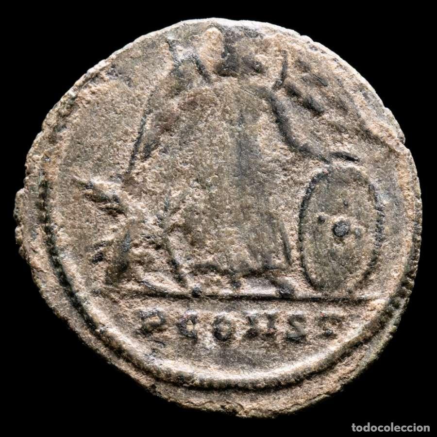 Monedas Imperio romano: Constantinopolis Emision conmemorativa Victoria s/ Proa Palma (4542)