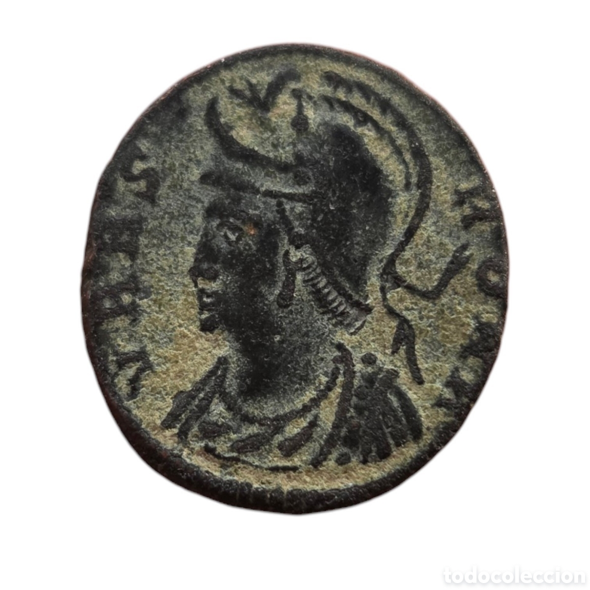 Monedas Imperio romano: Urbs Roma, rev , Soldados - Foto 1