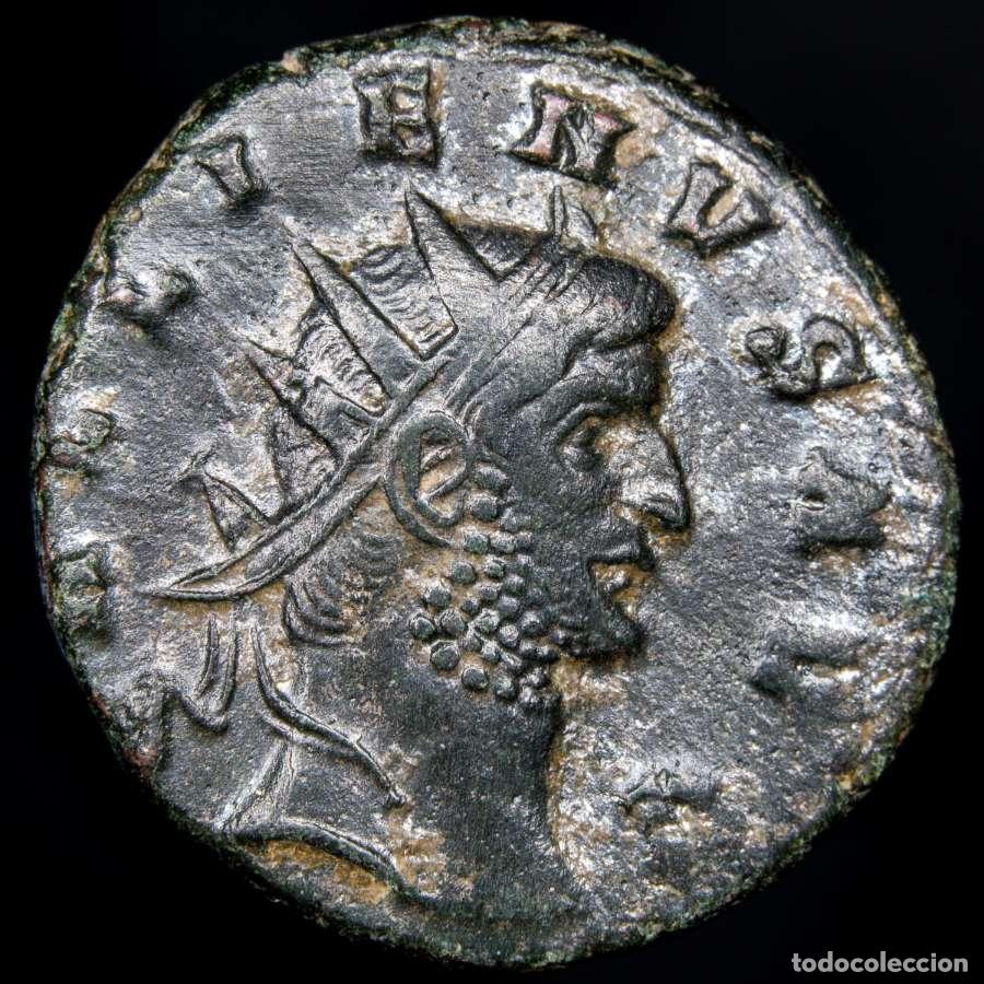 Monedas Imperio romano: Galieno (253-268 d.C.). Antoniniano de bronce. Roma. PROVI AVG.