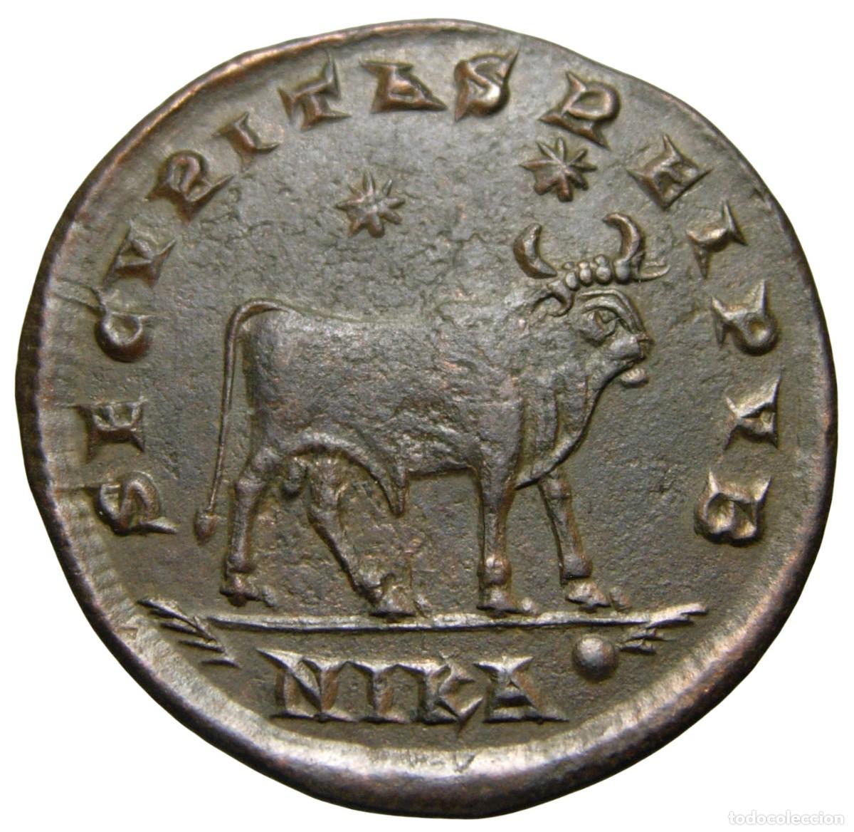 Monedas Imperio romano: Juliano II el Ap&oacute;stata (360-363 dC) Doble Maiorina 28 mm Toro