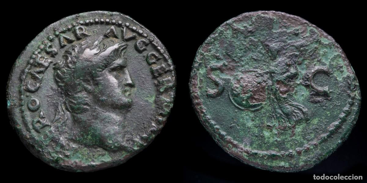 Monedas Imperio romano: Nero As - SC SPQR - 27 mm / 9,22 gr.