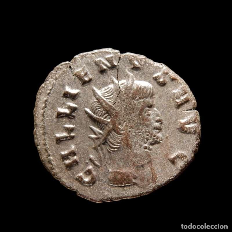 Monedas Imperio romano: Galieno, 253-268 d.C. antoniniano, Roma. VICTORIA AET - Z