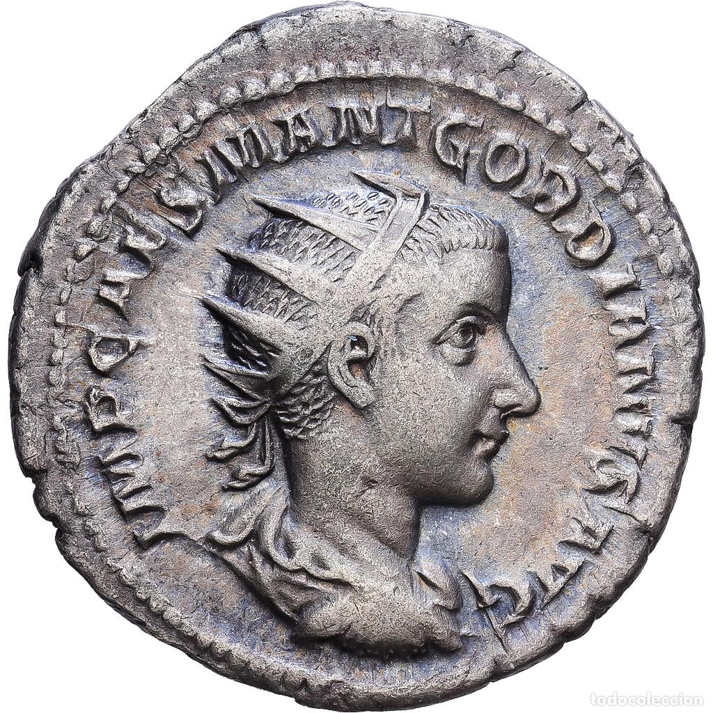 Monedas Imperio romano: [#1203390] Roman Empire, Gordian III, Antoninianus, 239, Rome, Vell&oacute;n, MBC+