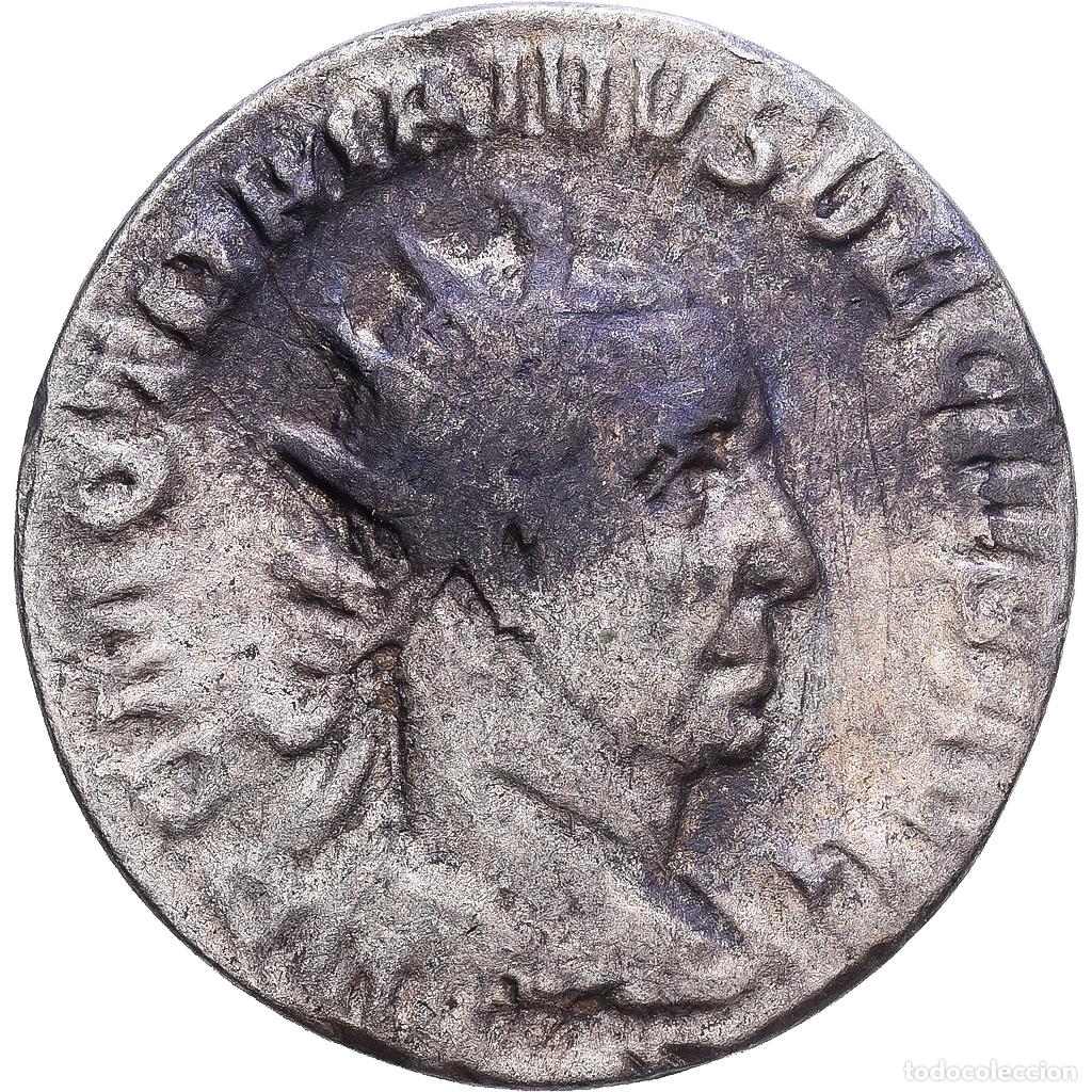 Monedas Imperio romano: [#1203398] Roman Empire, Trajan Decius, Antoninianus, 250, Rome, Vell&oacute;n, BC+