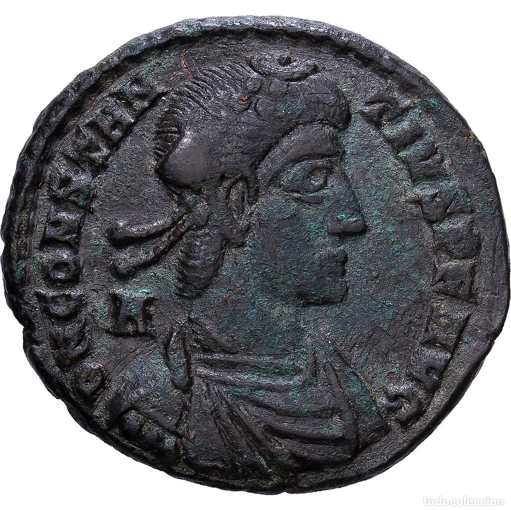 Monedas Imperio romano: [#1547186] Roman Empire, Constantius II, Follis, 351-355, Siscia, Bronce, MBC, RIC:332