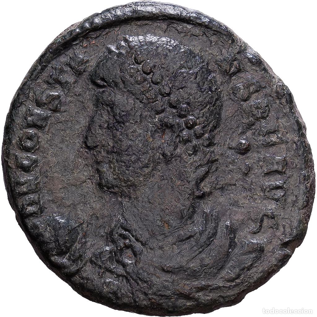 Monedas Imperio romano: [#1547288] Roman Empire, Constans, Follis, 348-350, Thessalonica, Bronce, BC+, RIC:118