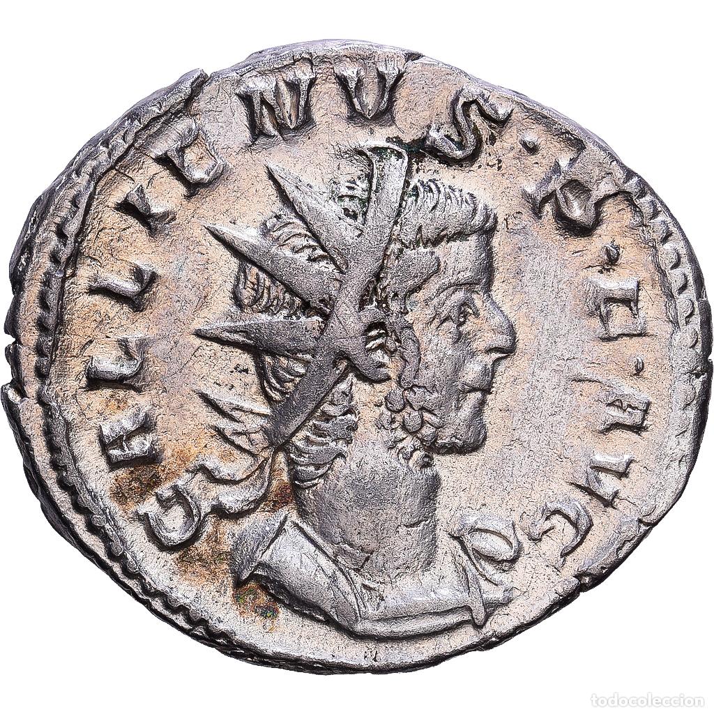 Roman Empire Coins: [#1547362] Roman Empire, Gallienus, Antoninianus, 258-259, Lugdunum, Plata, MBC, RIC:44