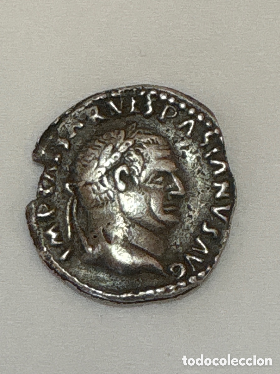 Monedas Imperio romano: Antiguo denario de plata EMPERADOR VESPASIANO,69-79D.C*ver fotos*ORIGINAL