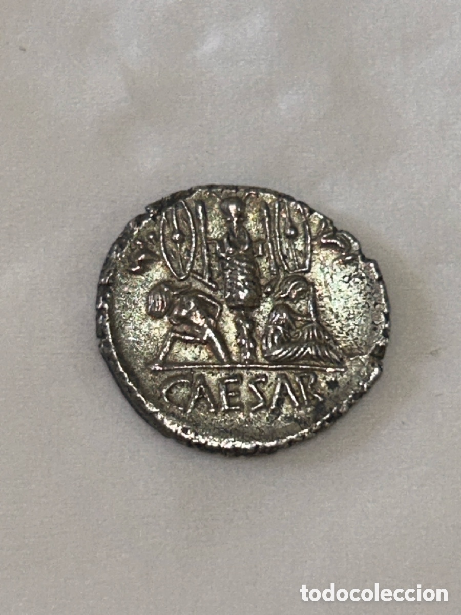 Monedas Imperio romano: DENARIO DE JULIO C&Eacute;SAR (48-47 A. C.),ORIGINAL*VER FOTOS*