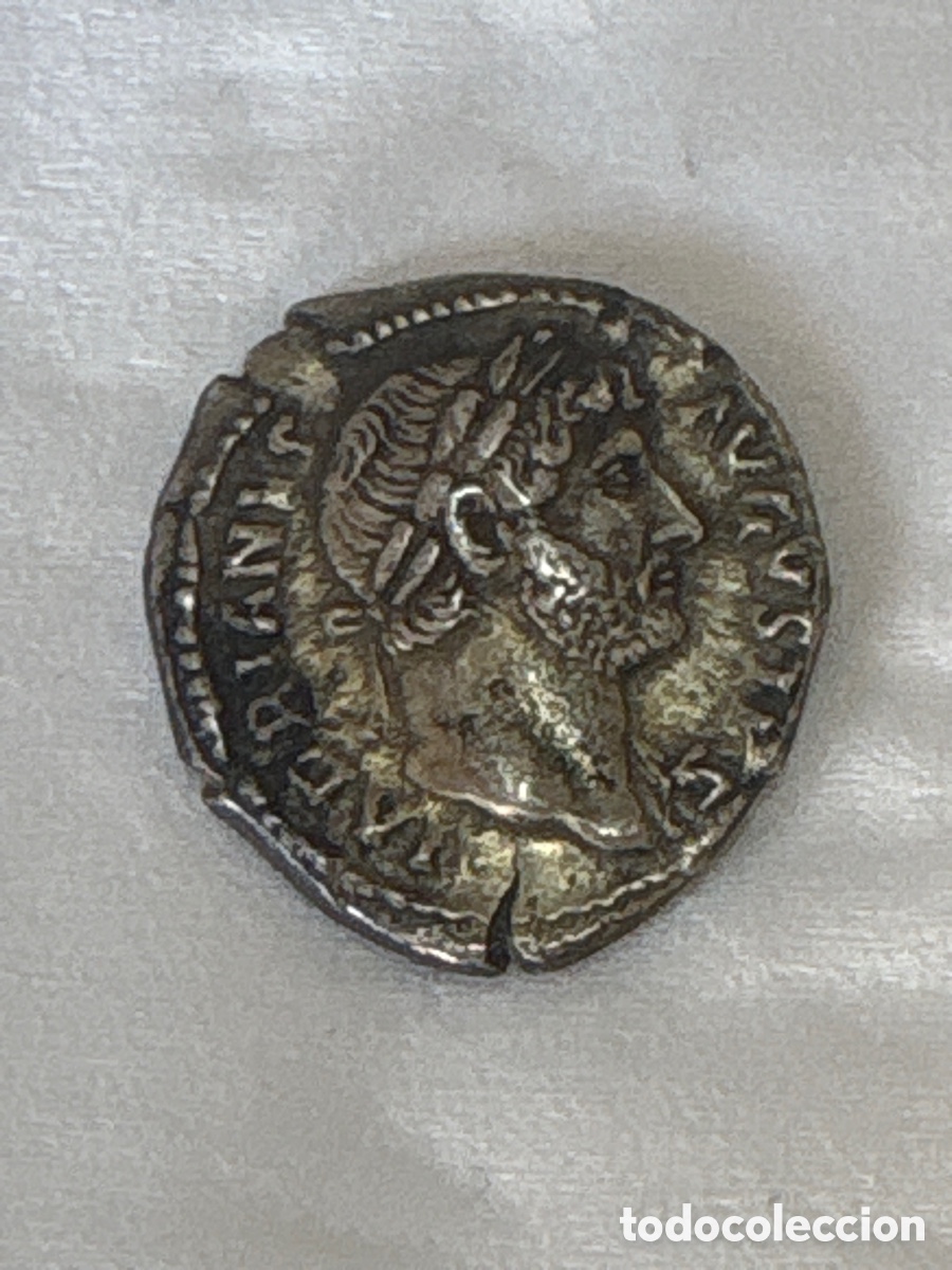 Monedas Imperio romano: Antiguo denario de plata,EMPERADOR ADRIANO,acu&ntilde;ado siglo II D.C.*VER FOTOS*ORIGINAL