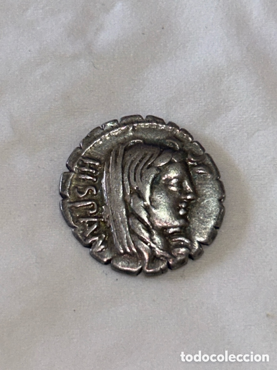 Monedas Imperio romano: DENARIO DE LA GENS POSTUMIA (81 A. C.)*ORIGINAL* *VER FOTOS*