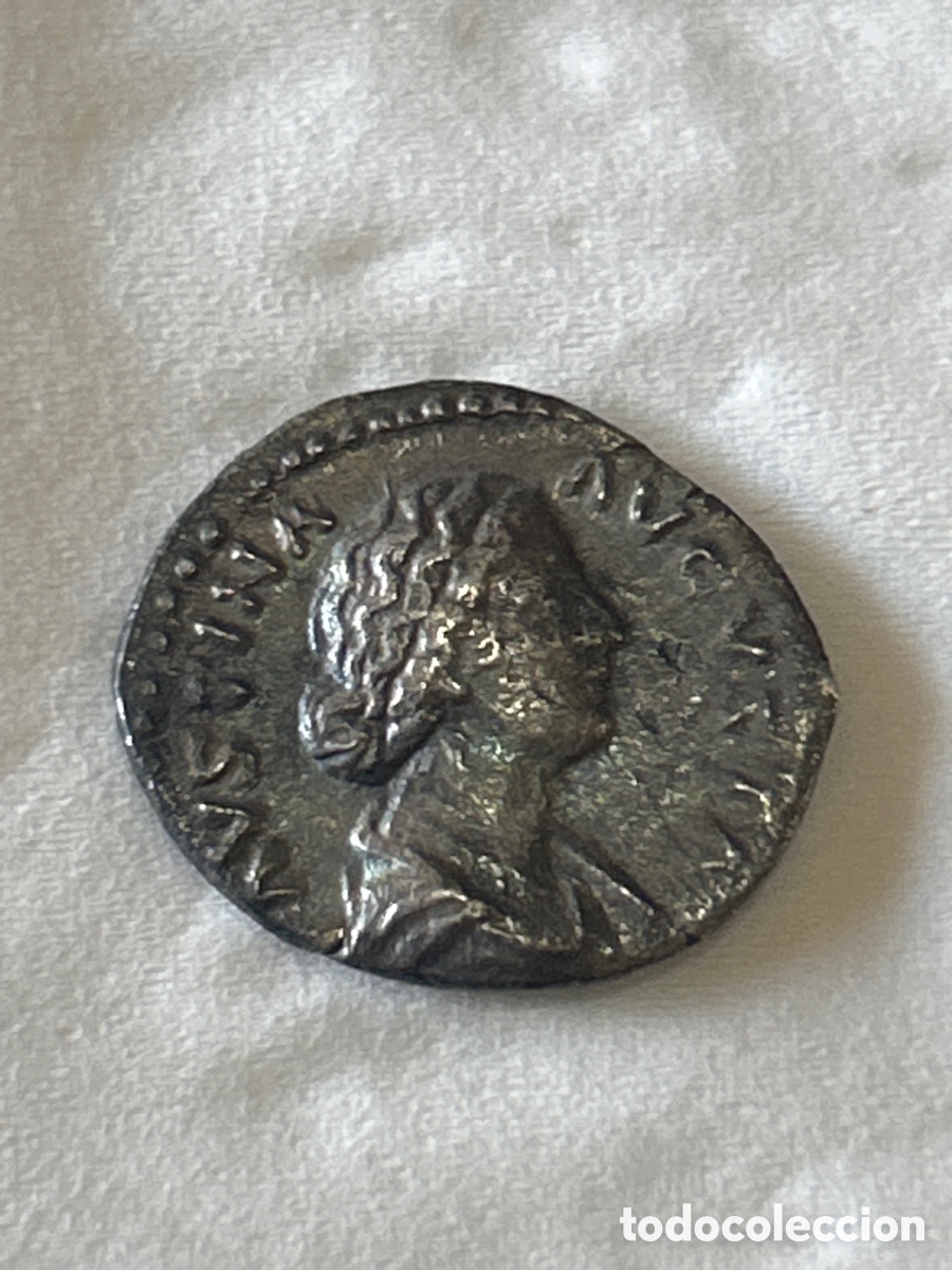 Monedas Imperio romano: DENARIO DE PLATA ROMANO DE FAUSTINA LA MENOR (EMPERATRIZ, ESPOSA DE MARCO AURELIO)