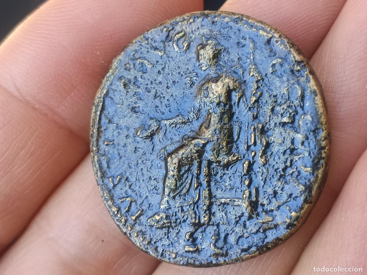 Monedas Imperio romano: Sestercio romano de Adriano - Foto 2
