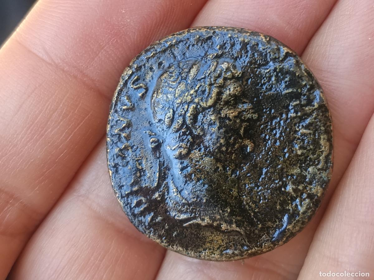Monedas Imperio romano: Sestercio romano de Adriano - Foto 1