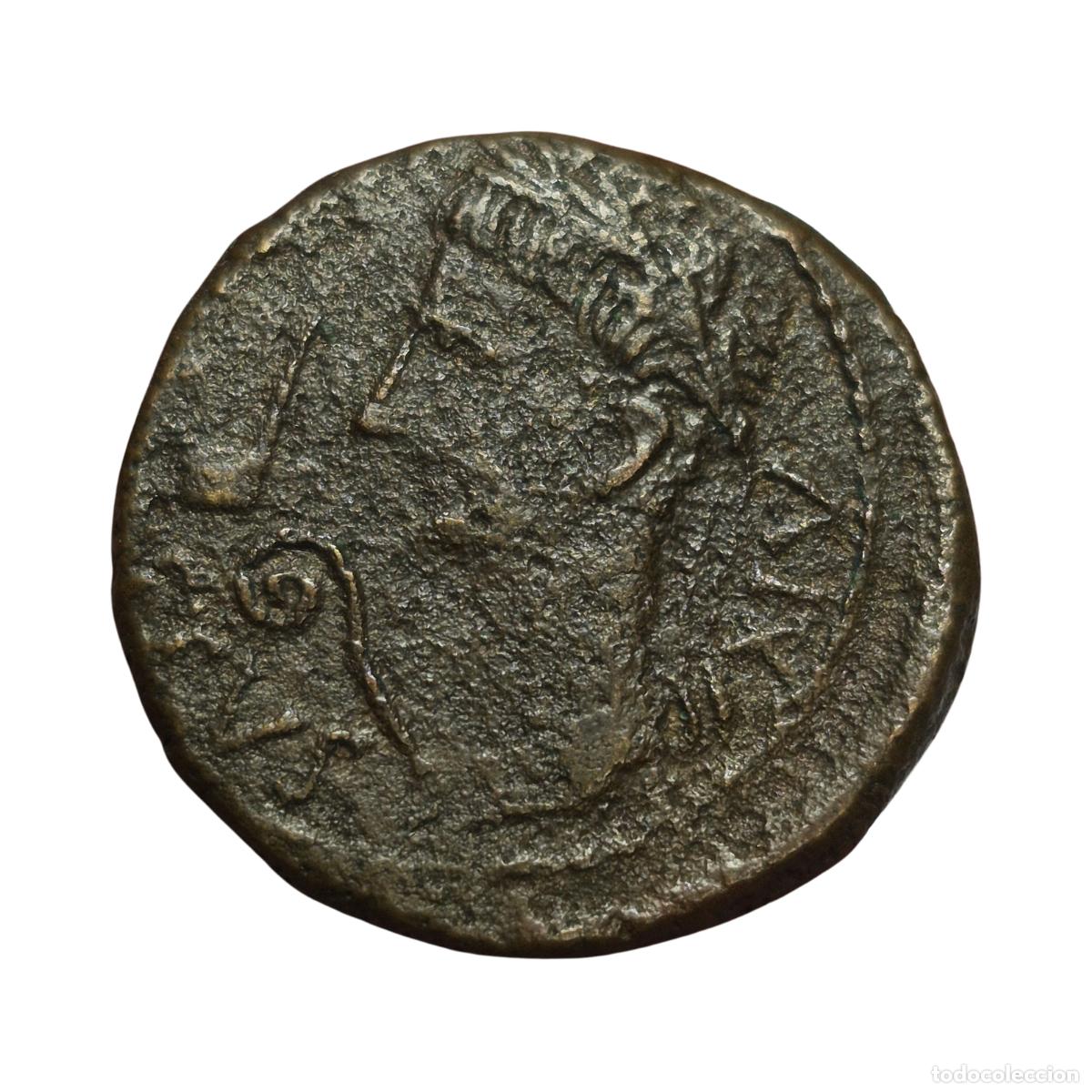 Monedas Imperio romano: NT/ AS IBERORROMANO AUGUSTO CAESARAUGUSTA (A1693)