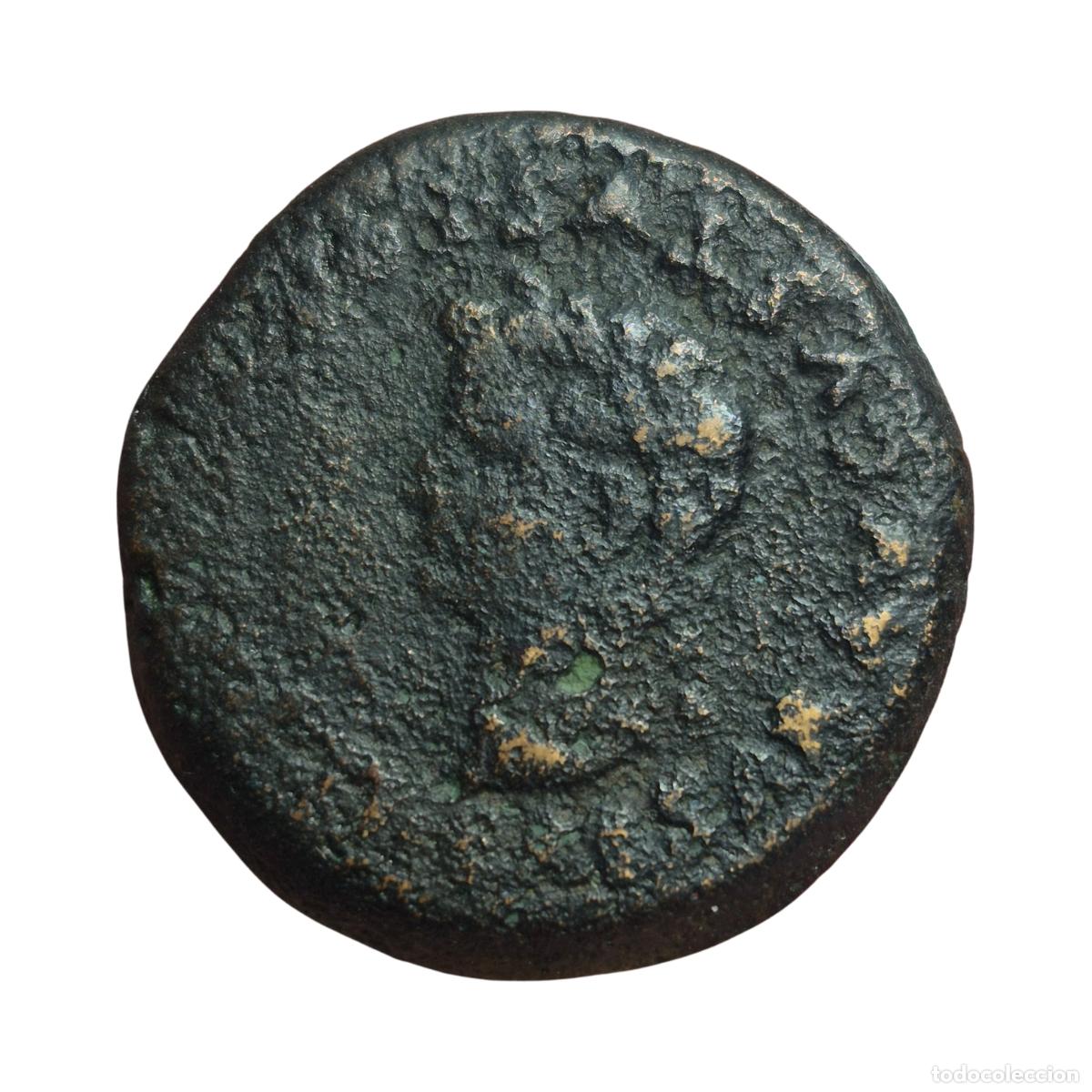 Monedas Imperio romano: NT/ AS IBERORROMANO TIBERIO EMERITA (A1697)