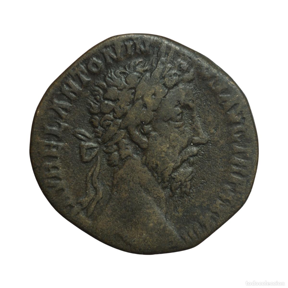 Monedas Imperio romano: NT/ SESTERCIO MARCO AURELIO REV. FELICITAS (A1699)
