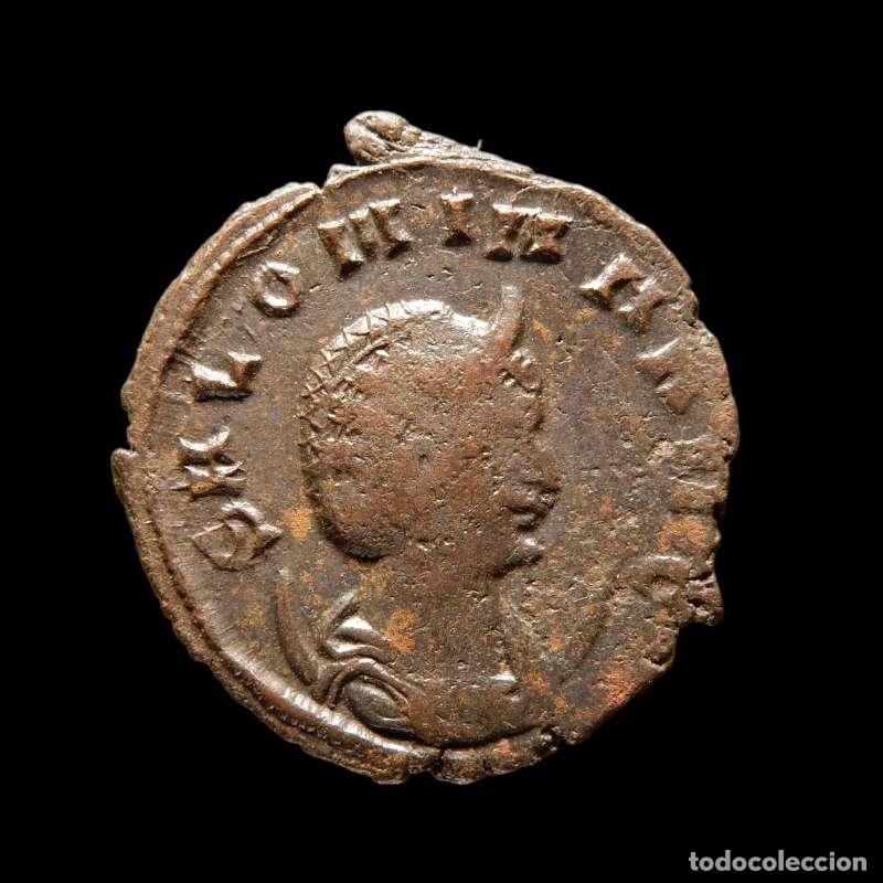 Monedas Imperio romano: Salonina 254-268 d.C. Antoniniano PVDICITIA / VI - Roma (b527)