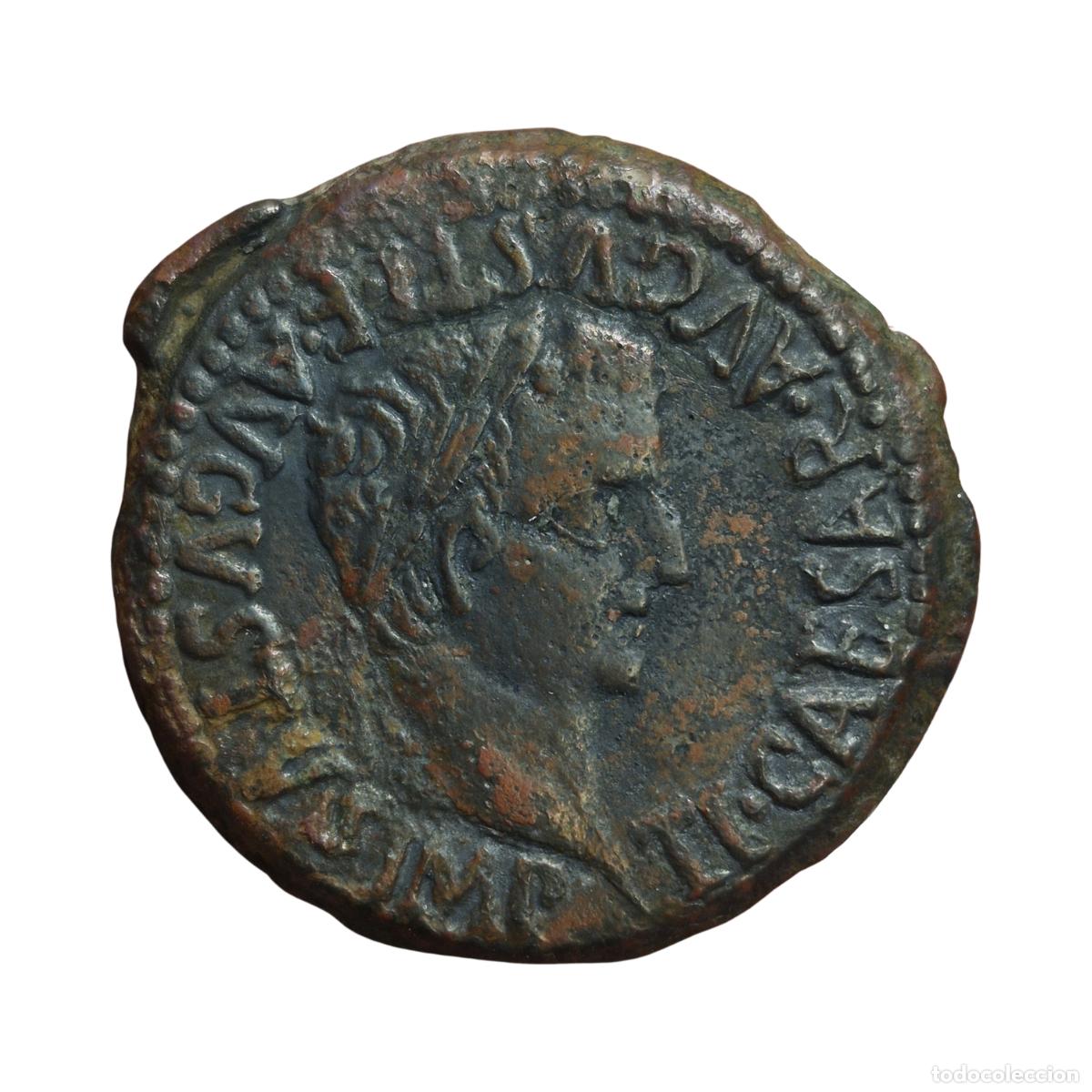 Monedas Imperio romano: NT/ AS IBERORROMANO TIBERIO TURIASO (A1708)