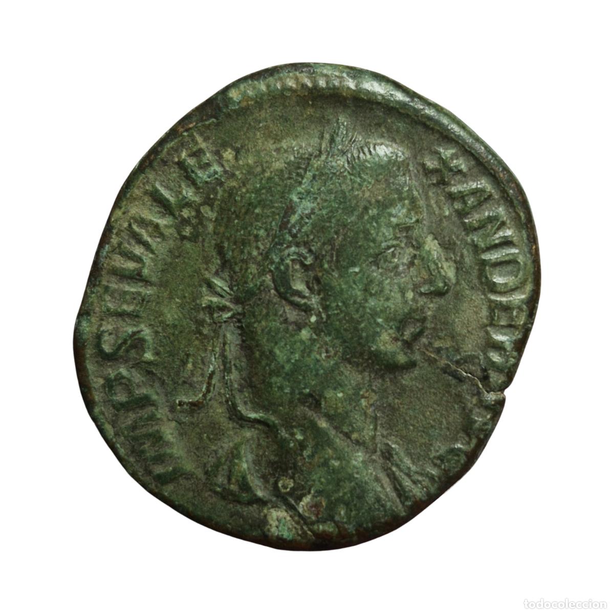 Monedas Imperio romano: NT/ SESTERCIO ALEJANDRO SEVERO REV. VIRTUS (A1716) - Foto 1