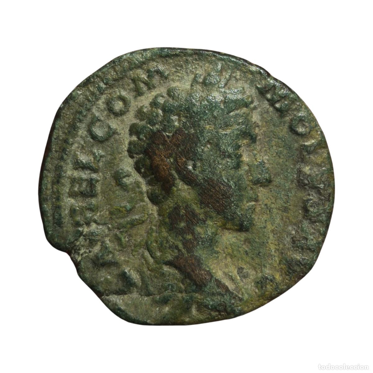 Monedas Imperio romano: NT/ AS COMODO REV. VICTORIA (A1710)
