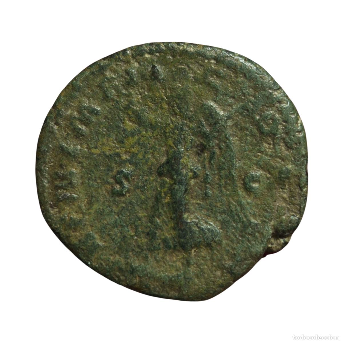 Monedas Imperio romano: NT/ AS COMODO REV. VICTORIA (A1710) - Foto 2