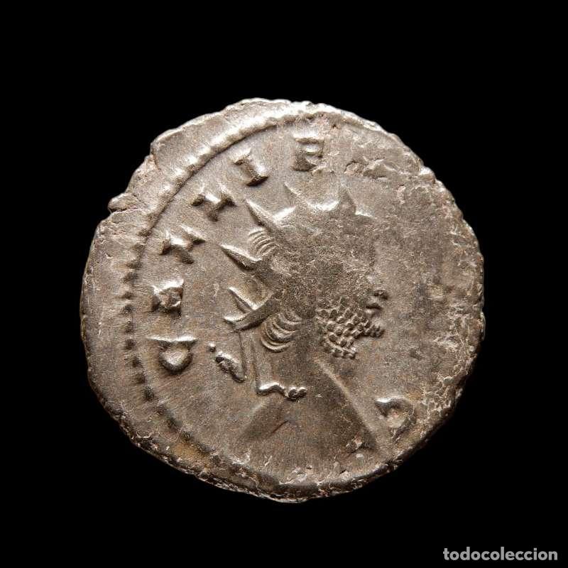 Monedas Imperio romano: Gallieno. Antoniniano plateado. Roma. ABVNDANTIA AVG - B.