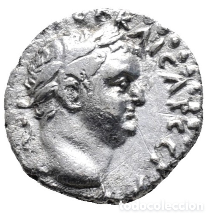 Monedas Imperio romano: Vespasiano (69-79). Hemidracma. EN MCB