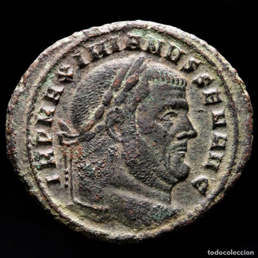 Monedas Imperio romano: Maximianus I (285-310) follis. Cartago. CONSERVATORES KART SVAE/PKA