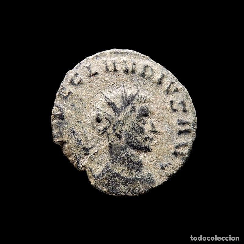 Monedas Imperio romano: Claudio II, el G&oacute;tico, antoniniano. Roma. PROVIDENT AVG. A142-M