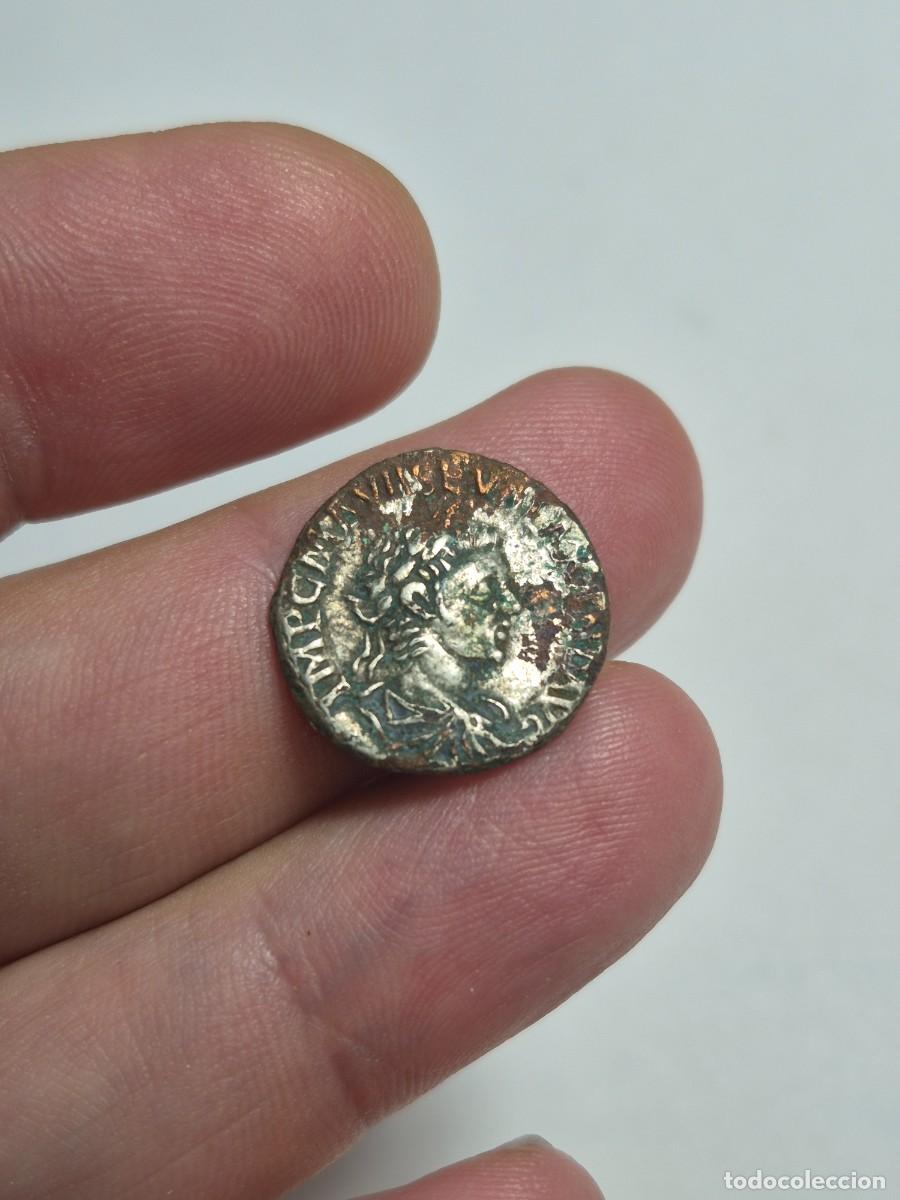Monedas Imperio romano: NT/ DENARIO FORRADO ALEJANDRO SEVERO SALUS 2,70 grs (A1743)